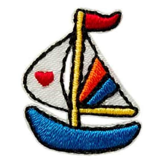 Mono Quick 02152 Segelboot Applikation, Flicken Bügelbild Patch, Boot Ca.2x2, 5cm Mono Quick 02152 Segelboot Applikation, Flicken Bügelbild Patch, Boot Ca.2x2, 5cm von MottoWelt