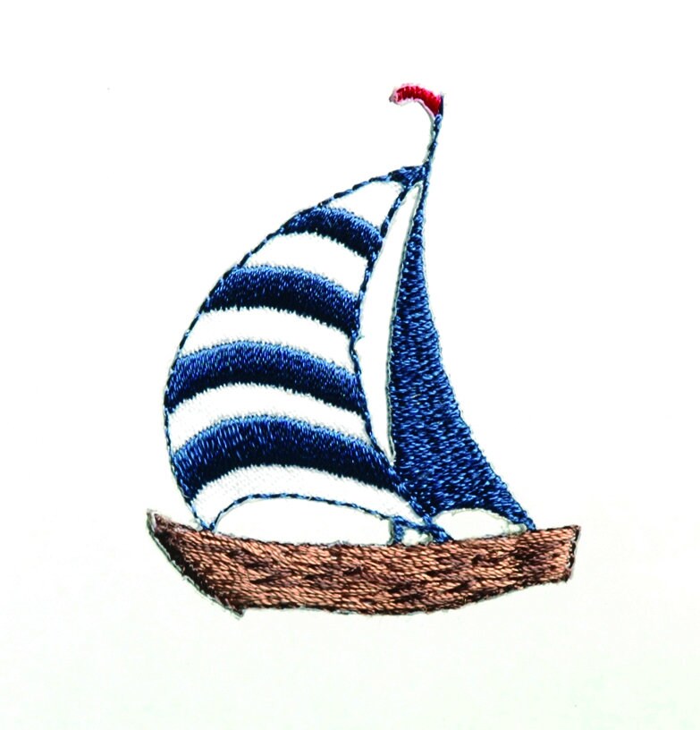 Mono Quick 04469 Segelboot Bügelbild, Patch, Ca. 4, 0 X 4, 9 cm Boot Schiff Meer Mono Quick 04469 Segelboot Bügelbild, Patch, Ca. 4, 0 X 4, 9 cm Boot Schiff Meer von MottoWelt