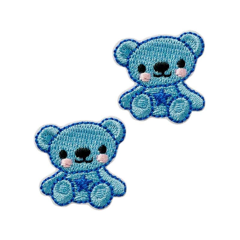 Mono Quick 06021 Bär Blau, 2Er Set Bügelbild, Patch, Ca. 2, 5 X cm Bärchen Teddy Mono Quick 06021 Bär Blau, 2Er Set Bügelbild, Patch, Ca. 2, 5 X cm Bärchen Teddy von MottoWelt