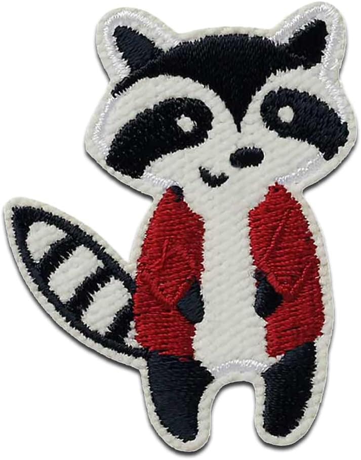 Mono Quick 06149 Waschbär Mit Jacke Applikation, Bügelbild, Patch Ca. 5, 4 X 4, 3 cm von MottoWelt