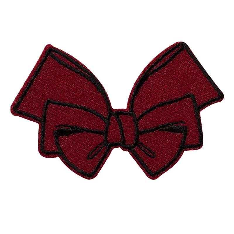 Mono Quick 08410 Rote Schleife Applikation, Bügelbild, Patch, Aufnäher, Festlich von MottoWelt