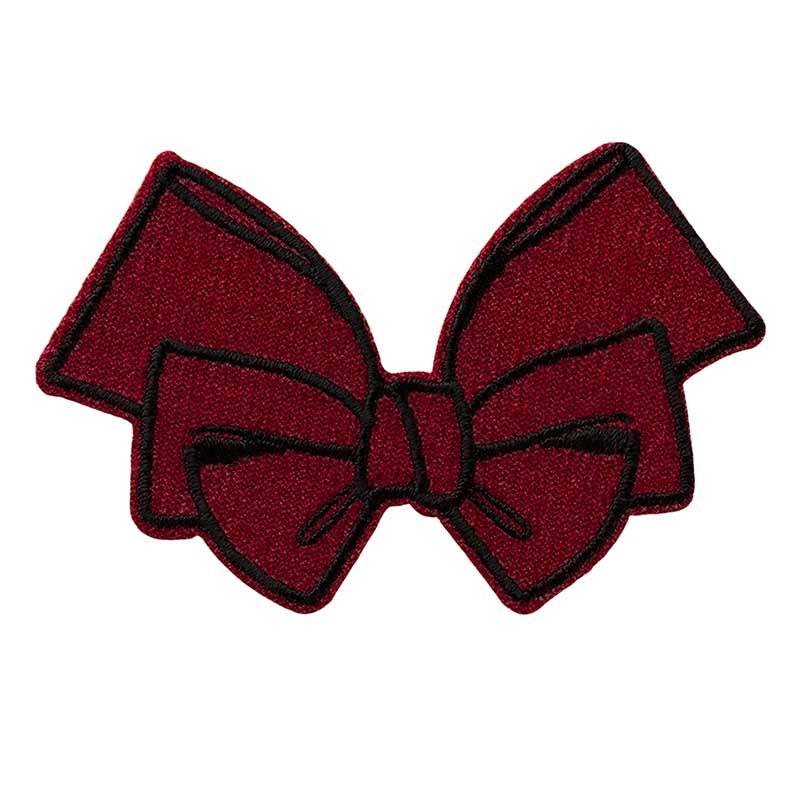 Mono Quick 08410 Rote Schleife Applikation, Bügelbild, Patch, Aufnäher, Festlich von MottoWelt