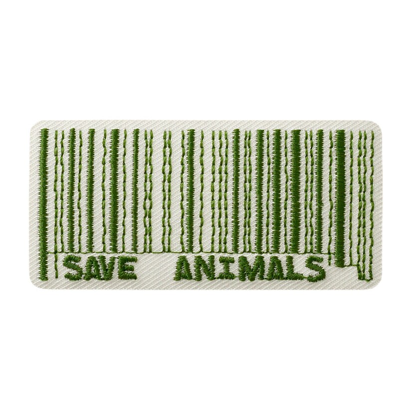 Mono Quick 14128 Recycl-Patch Save Animals Strichcode Bügelbild, Ca. 3 X 6 cm Pet Ean Mono Quick 14128 Recycl-Patch Save Animals Strichcode Bügelbild, Ca. 3 X 6 cm Pet Ean von MottoWelt