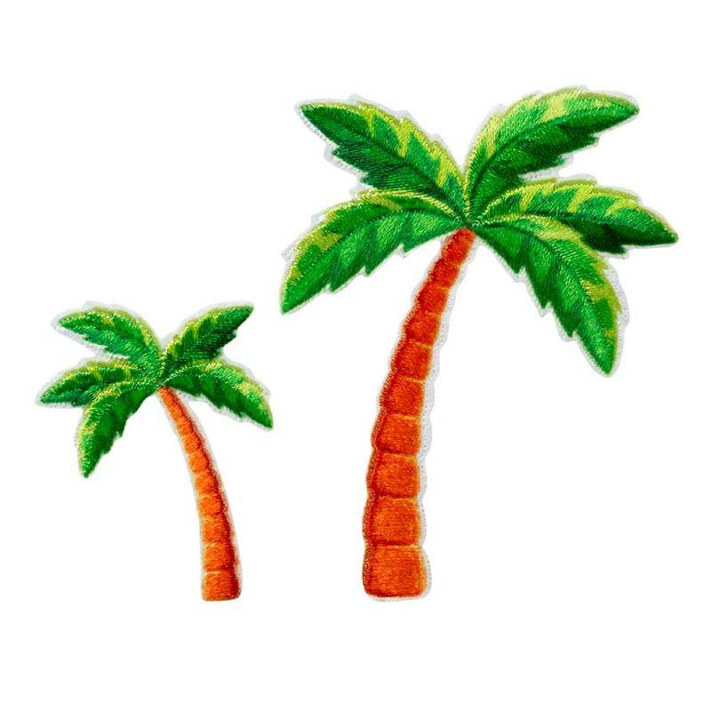 Mono-Quick 16227 Palmen Set Applikation, Bügelbild, Patch, Aufbügler, Ca. 6, 7 X 5, 7 cm von MottoWelt
