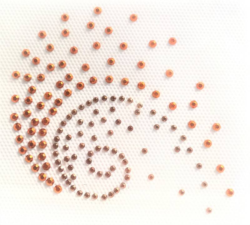 Mono Quick Wirbel Braun Bronze Strass Applikation, Bügelbild Strassmotiv Edelstein Look Mono Quick Wirbel Braun Bronze Strass Applikation, Bügelbild Strassmotiv Edelstein Look von MottoWelt