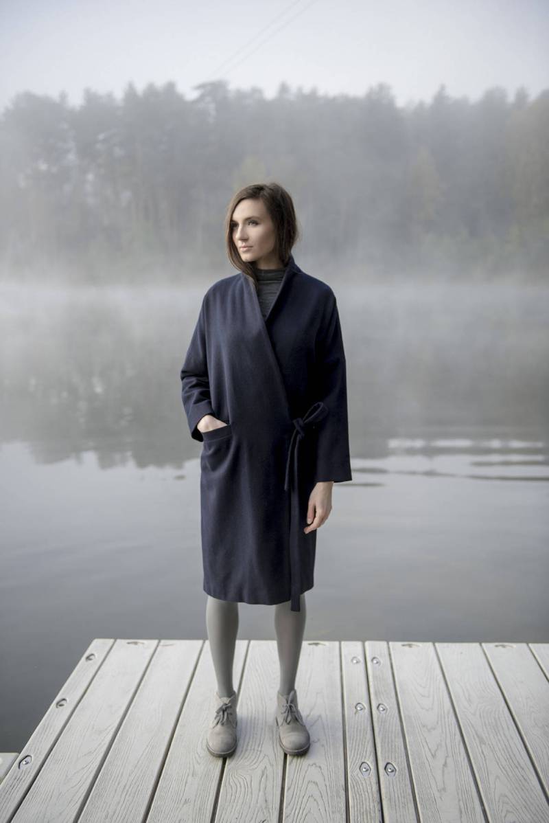 Woll Mantel/Kleid Motumo 17Fw3 von MotumoLinen