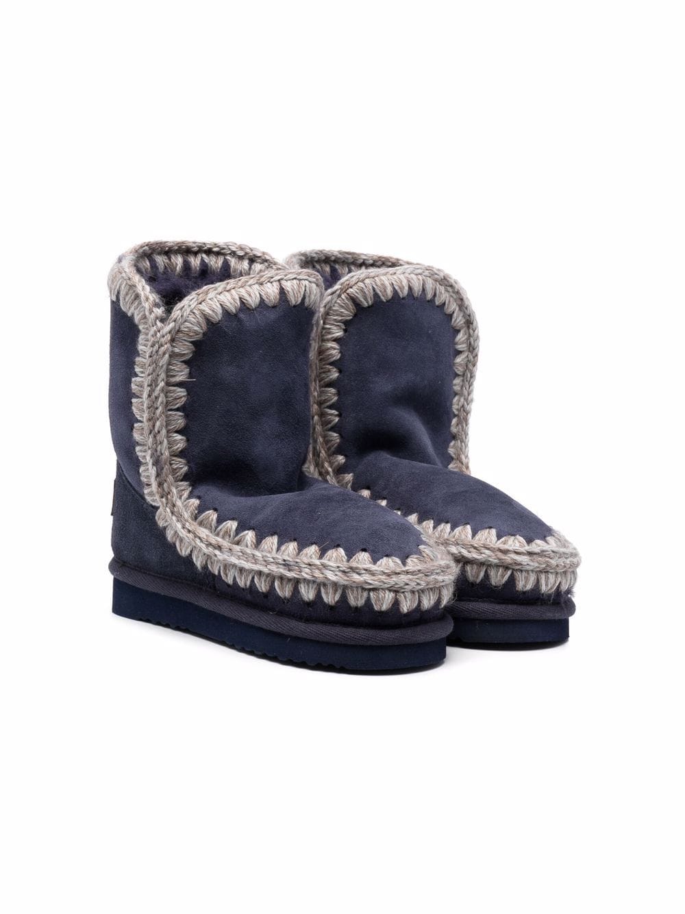 Mou Kids Stiefel mit Kontrastnähten - Blau von Mou Kids