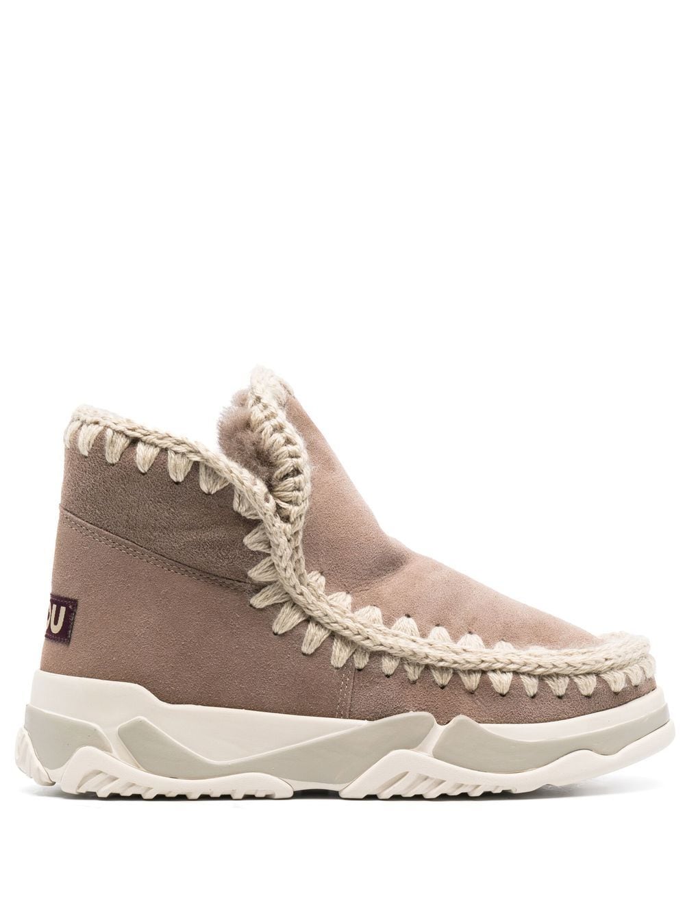 Mou Eskimo High-Top-Sneakers - Nude von Mou