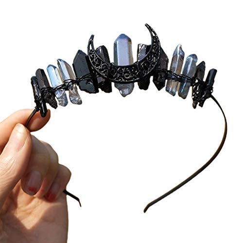 Mouci Brautschmuck Stirnband Mehrfarbig Rohkristall Vintage Moon Witch Hair Hoop Mouci Brautschmuck Stirnband Mehrfarbig Rohkristall Vintage Moon Witch Hair Hoop von Mouci
