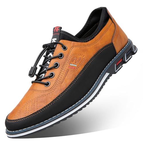 Herren Mokassins Business Freizeitschuhe Oxford leichtes Leder formelle Halbschuhe für Männer formelle Anlässe von Moudn