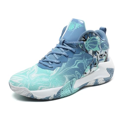 Basketballschuhe für Herren hohe Freizeitschuhe sportliches Gehen Mesh bequemer Sportschuh zum Laufen im Freien modischer leichter Sneaker von Moudn