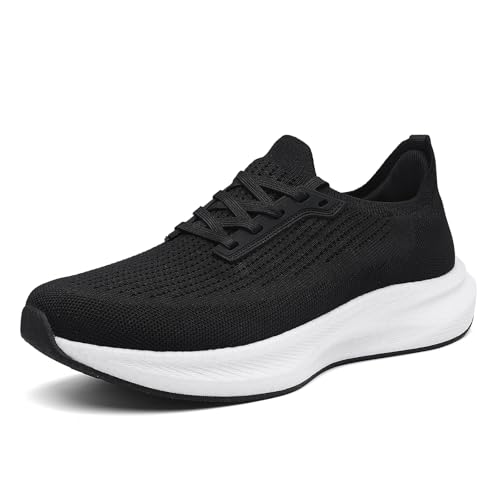 Moudn Extra breite Laufschuhe für Herren, gepolsterte, stützende Barfuß-Wanderschuhe, leichte, atmungsaktive Sneakers mit breiter Zehenbox von Moudn