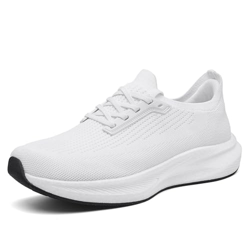 Moudn Extra breite Laufschuhe für Herren, gepolsterte, stützende Barfuß-Wanderschuhe, leichte, atmungsaktive Sneakers mit breiter Zehenbox von Moudn