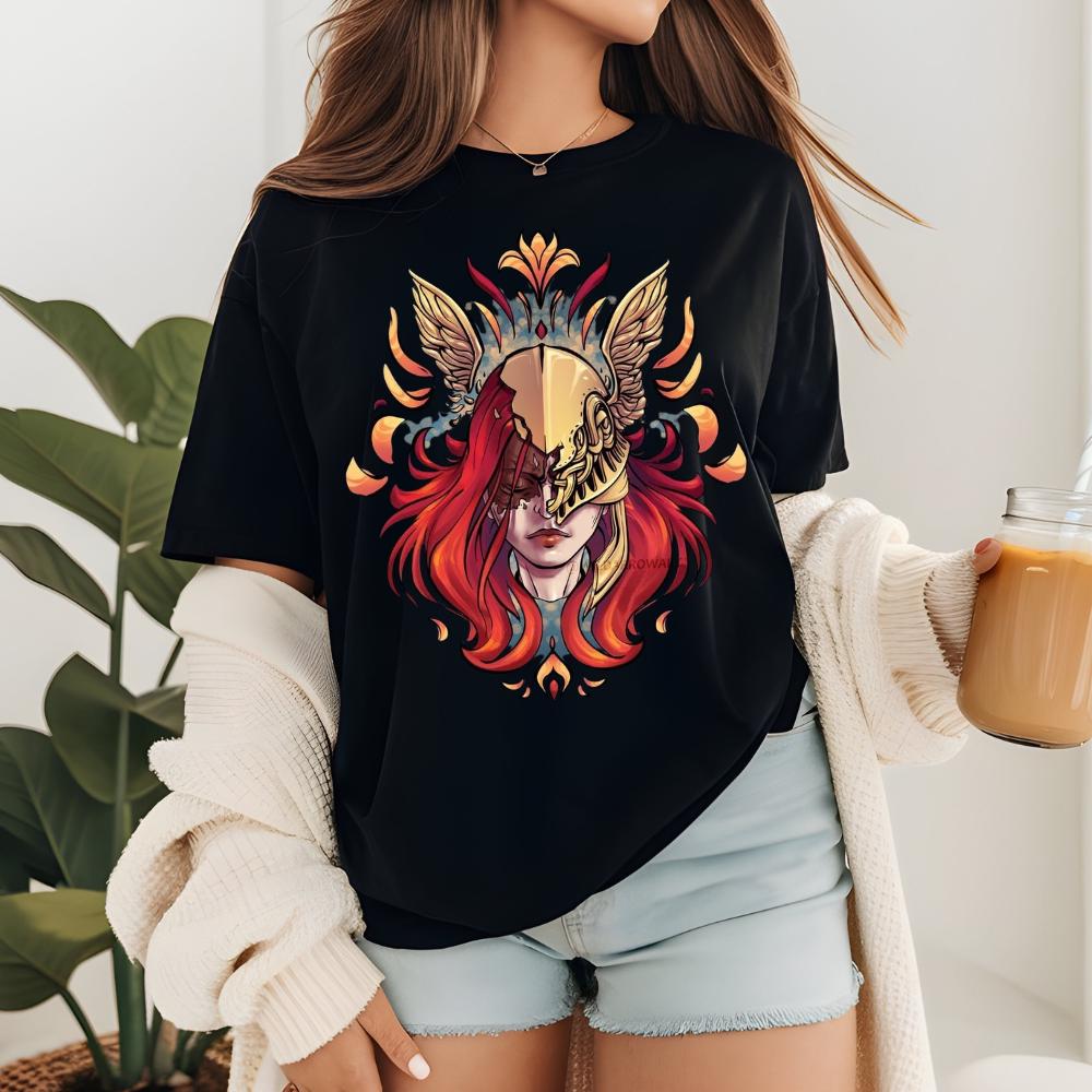 Elden Ring Malenia Blade Of Miquella Bella Canvas Shirt, Distressed Gamer Gift , Retro Soulsborne Shirt For Men Women von MoujahidPixels