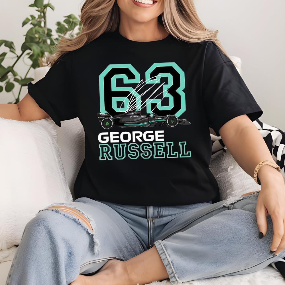 George Russell Vintage Shirt, Gift For Woman & Man Unisex T-Shirt von MoujahidPixels