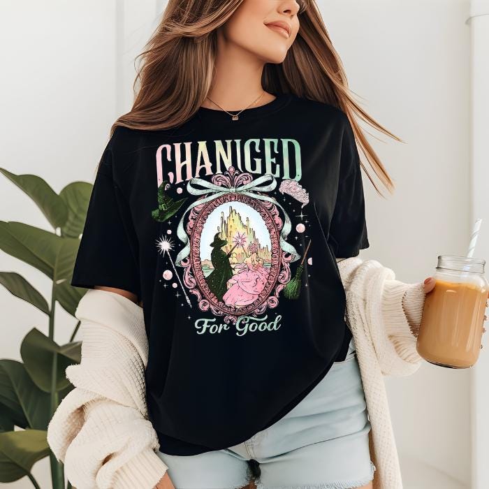 Wicked Movie 2 Sided Shirt, Wizard Of Oz Fan Gift von MoujahidPixels