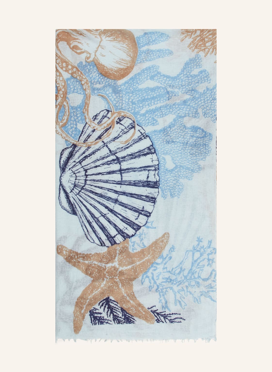 Mouleta Cashmere-Schal blau von Mouleta