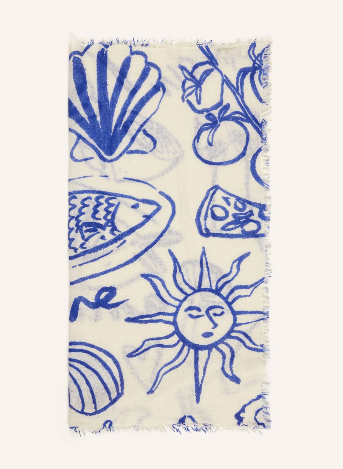 Mouleta Cashmere-Tuch blau von Mouleta