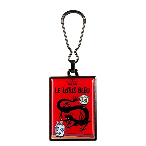 Moulinsart Metal Keyring The Adventures of Tintin (Le Lotus bleu) von Tintinimaginatio