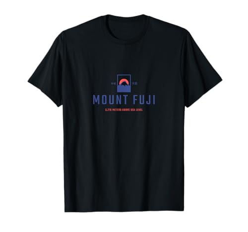 Mount Fuji Mountain in Japan, Herren, Damen, einfaches Minimallogo T-Shirt Mount Fuji Mountain in Japan, Herren, Damen, einfaches Minimallogo T-Shirt von Mount Fuji Mountain in Japan Men Women Tees