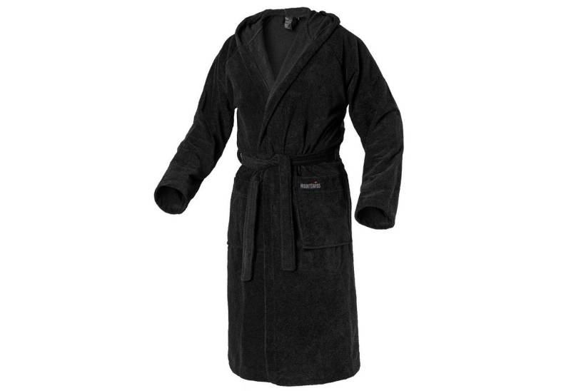 Mount Swiss Bademantel Mount Swiss Unisex AARAU Bademantel mit Kapuze I Herren Damen aus, Baumwolle, Weitenverstellung, Bindegürtel von Mount Swiss