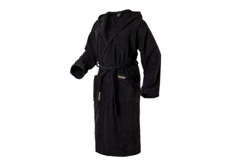 Mount Swiss Bademantel Mount Swiss Unisex Bademantel ONEX mit Kapuze I Damen Herren Morgenman, Baumwolle, Weitenverstellung, Bindegürtel von Mount Swiss