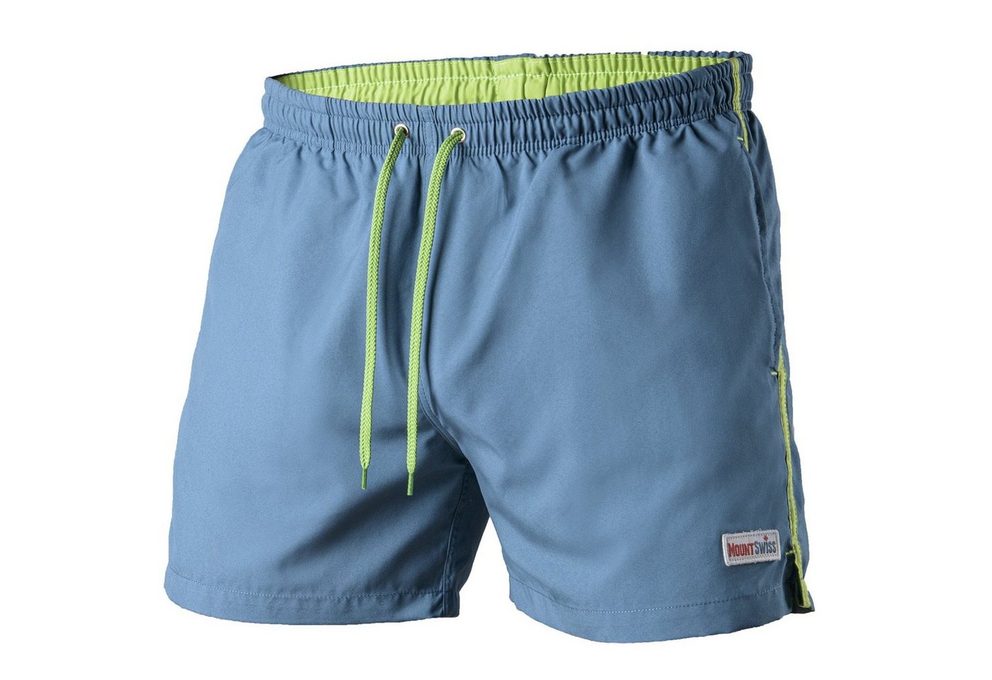 Mount Swiss Badeshorts Mount Swiss Männer Badehose DARIO mit seitlichen Taschen & Gesäßtasche (1-St) von Mount Swiss