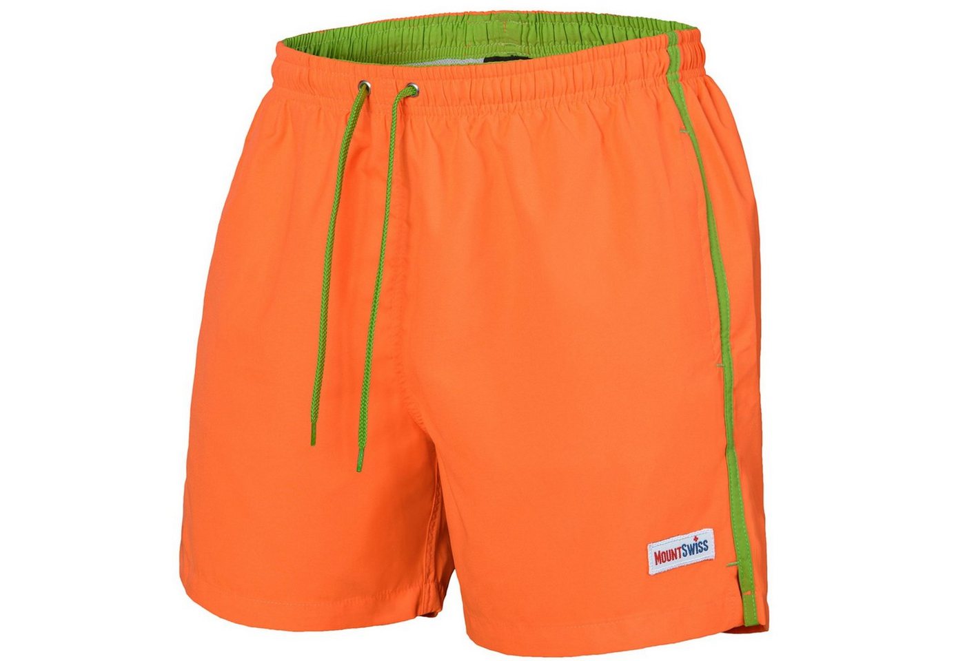 Mount Swiss Badeshorts Mount Swiss Männer Badehose DARIO mit seitlichen Taschen & Gesäßtasche (1-St) von Mount Swiss