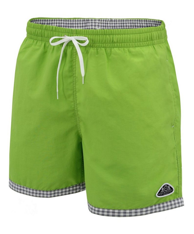 Mount Swiss Badeshorts Mount Swiss hochwertige Männer Badehose LUKAS mit Sun-Protection I (1-St) von Mount Swiss