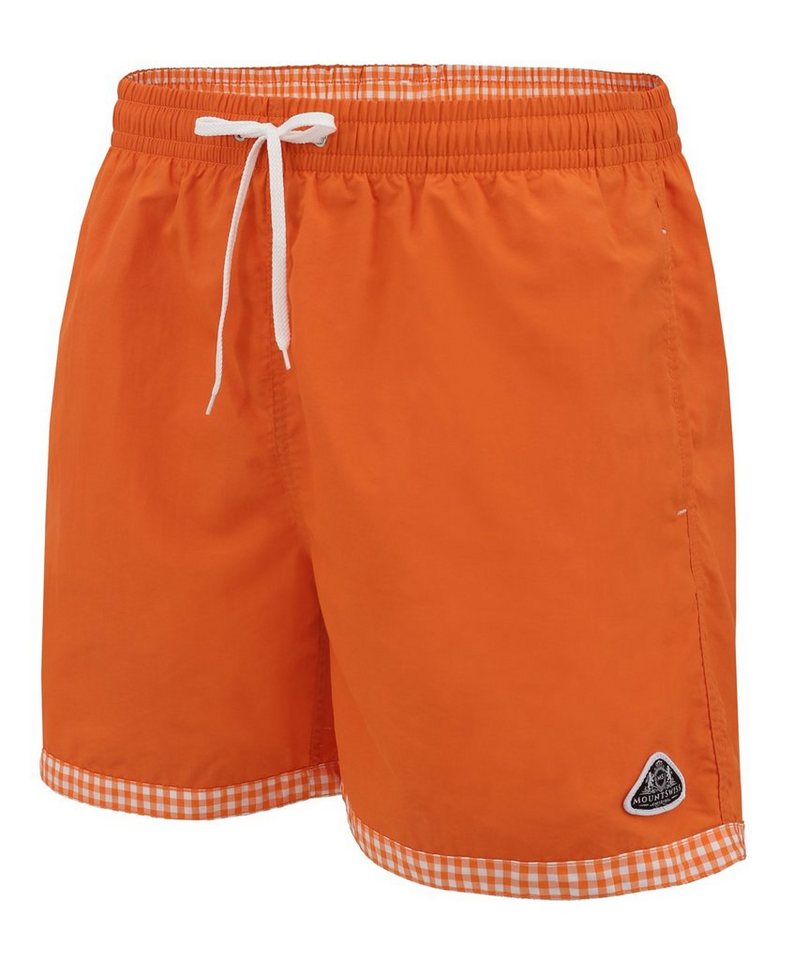 Mount Swiss Badeshorts Mount Swiss hochwertige Männer Badehose LUKAS mit Sun-Protection I (1-St) von Mount Swiss