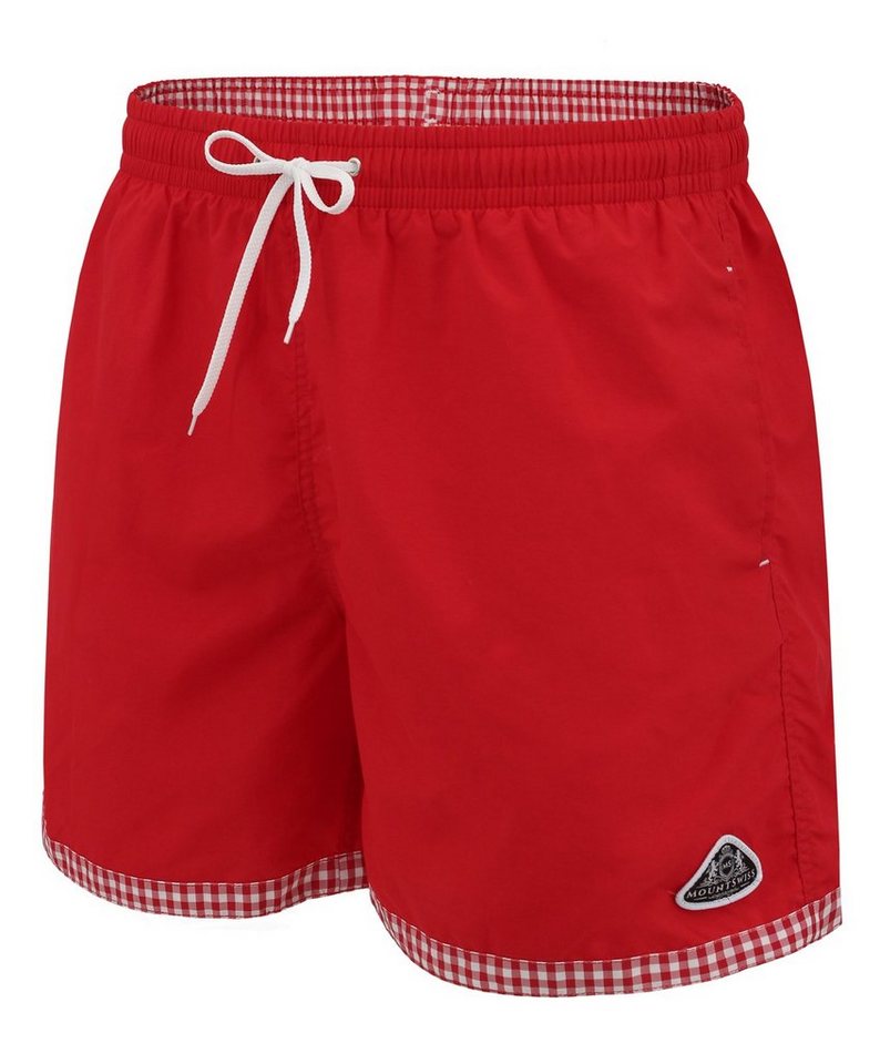 Mount Swiss Badeshorts Mount Swiss hochwertige Männer Badehose LUKAS mit Sun-Protection I (1-St) von Mount Swiss