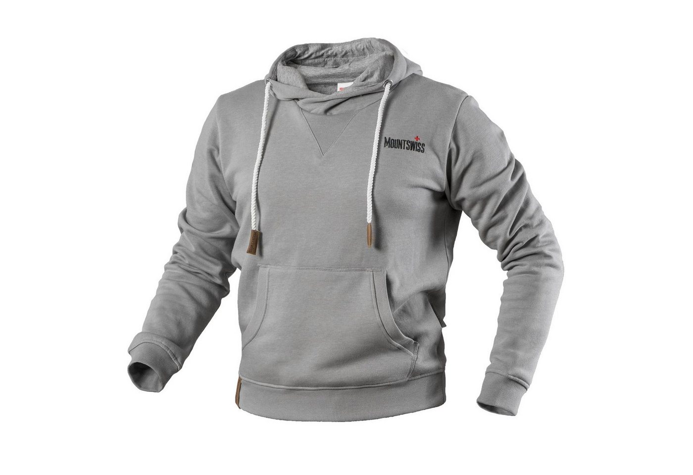 Mount Swiss Kapuzenpullover Mount Swiss Herren Hoodie Kapuzenpullover Matteo, langarm bis 5XL (1-tlg) von Mount Swiss