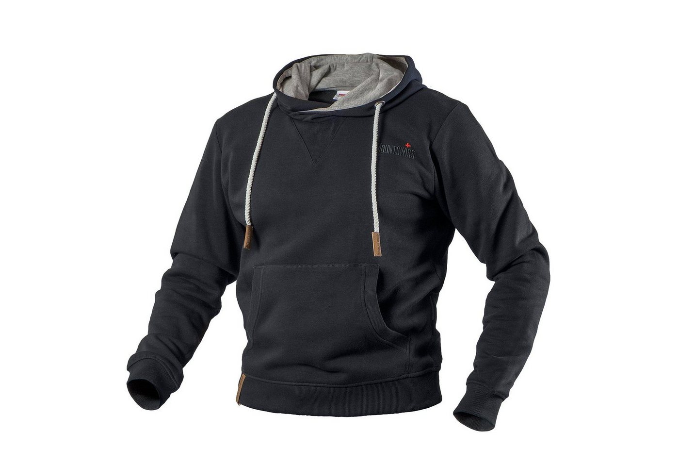 Mount Swiss Kapuzenpullover Mount Swiss Herren Hoodie Kapuzenpullover Matteo, langarm bis 5XL (1-tlg) von Mount Swiss