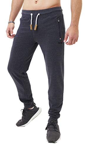 Mount Swiss Lange Jogginghose Herren Finn I Sweatpants I Freizeithose Männer Übergröße Farbe dunkelblau, Gr. 3XL von Mount Swiss