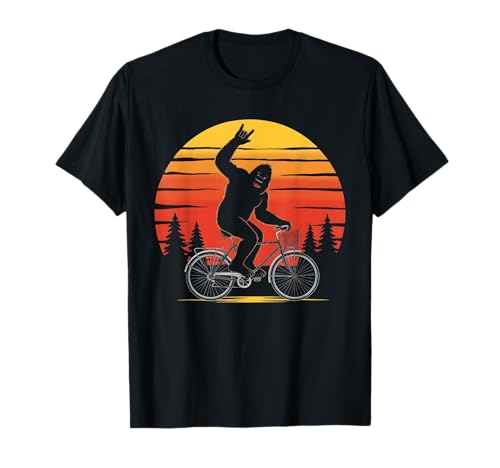 Bigfoot Mountainbike Lustiges MTB Biking Radfahren Sasquatch Herren T-Shirt von Mountain Bike Funny MTB Biking Cycling Sasquatch.