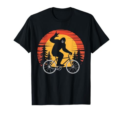 Bigfoot Mountainbike Lustiges MTB Biking Radfahren Sasquatch Herren T-Shirt von Mountain Bike Funny MTB Biking Cycling Sasquatch.