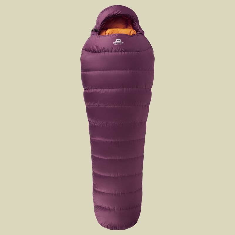 Classic Eco 500 Women bis Körpergröße 170 cm Farbe raisin Me-01730, Reißverschluss links von Mountain Equipment