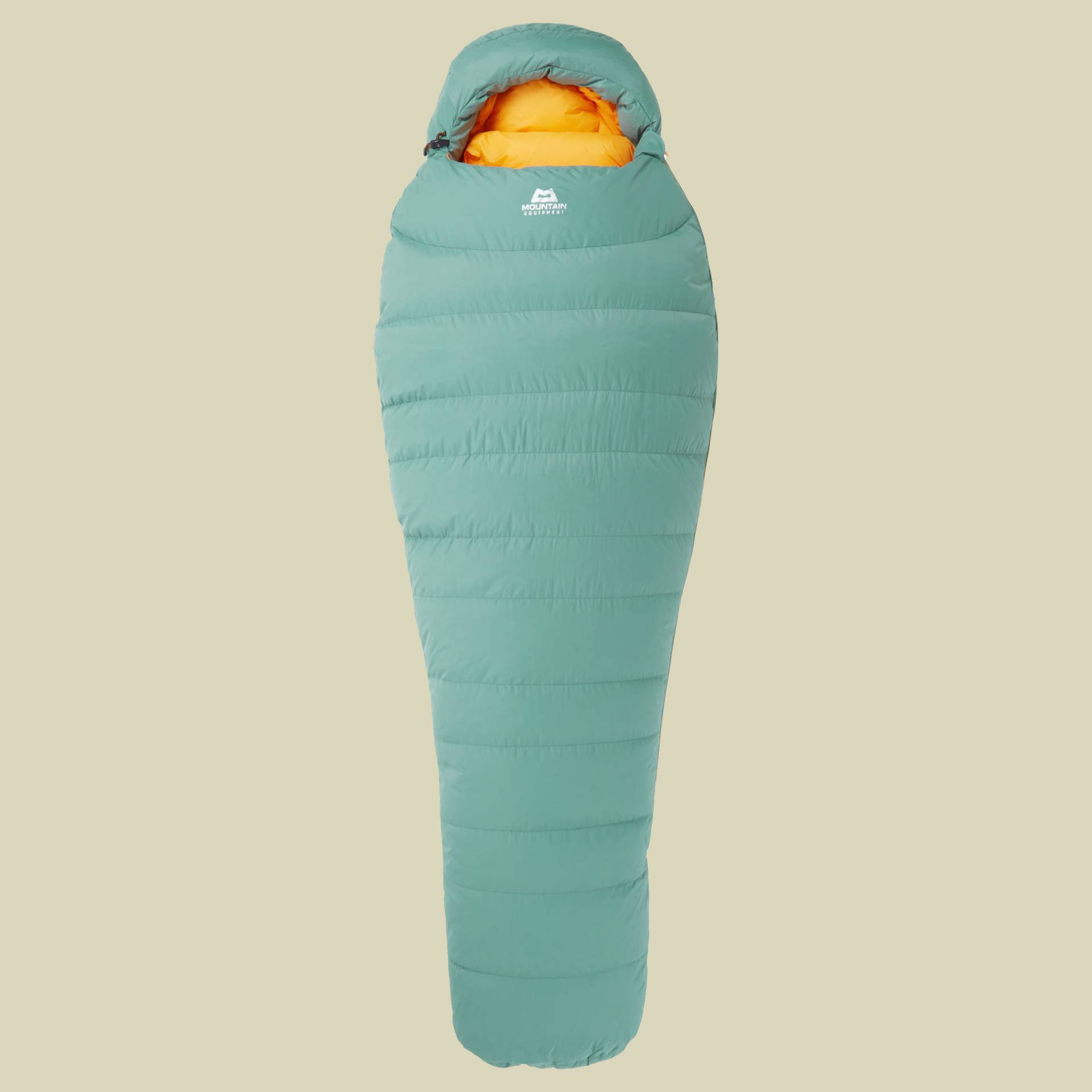 Glacier 700 Women bis Körpergröße Schlafsack 175 cm (regular) Reißverschluss links - sage von Mountain Equipment