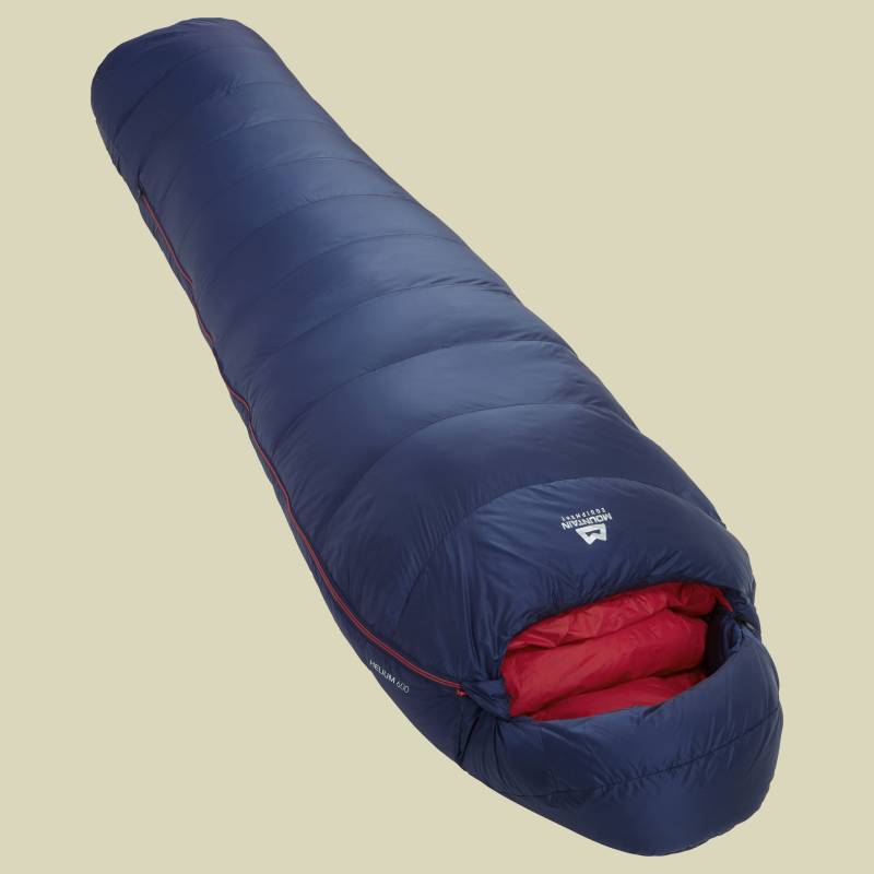 Helium 600 Women Schlafsack Körpergröße 170 cm cm Farbe medieval blue, Schlafsack Reissverschluss links von Mountain Equipment