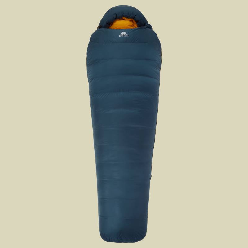 Helium 800 bis Körpergröße 200 cm Farbe majolica blue, Reißverschluss links von Mountain Equipment