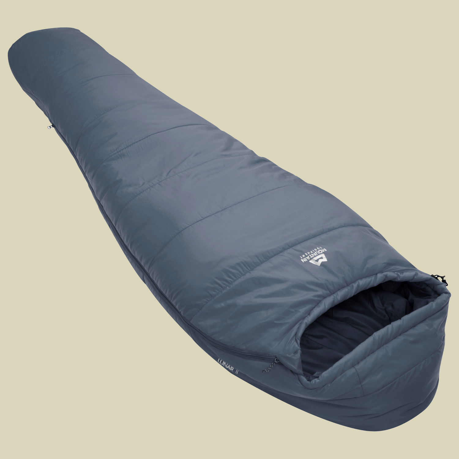 Lunar II bis Körpergröße 185 cm (Reg) Farbe denim blue, Reißverschluss links von Mountain Equipment