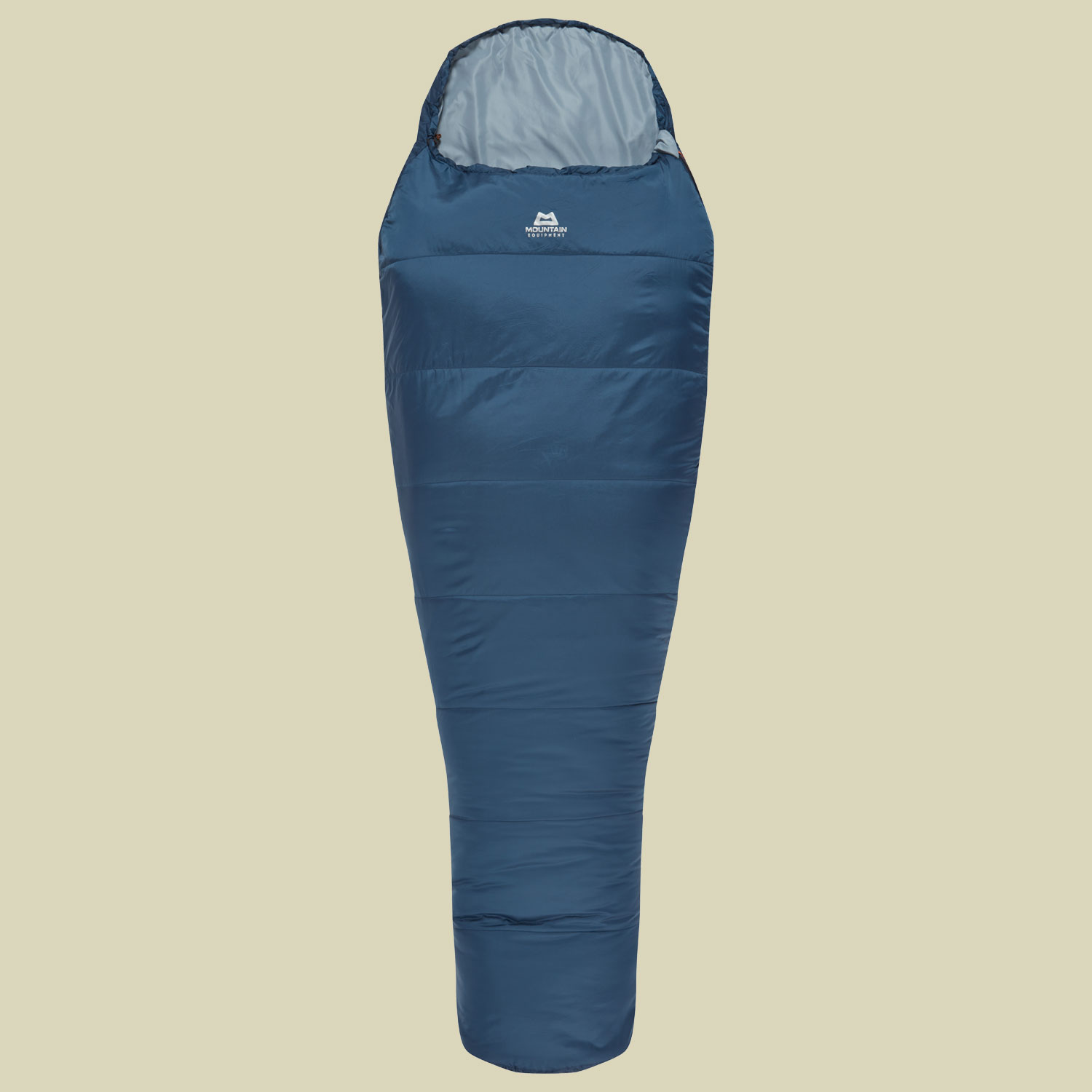 Lunar Micro bis Körpergröße 185 cm (Reg) Farbe denim blue, Reißverschluss links von Mountain Equipment