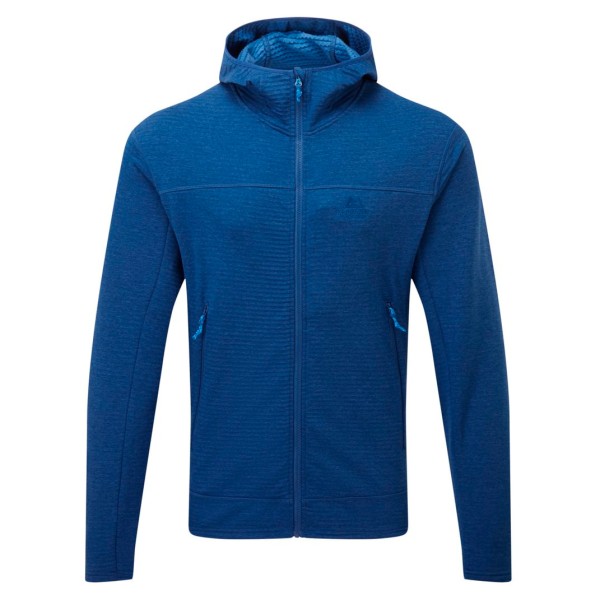 Mountain Equipment - Apiro Hooded Jacket - Fleecejacke Gr L blau von Mountain Equipment