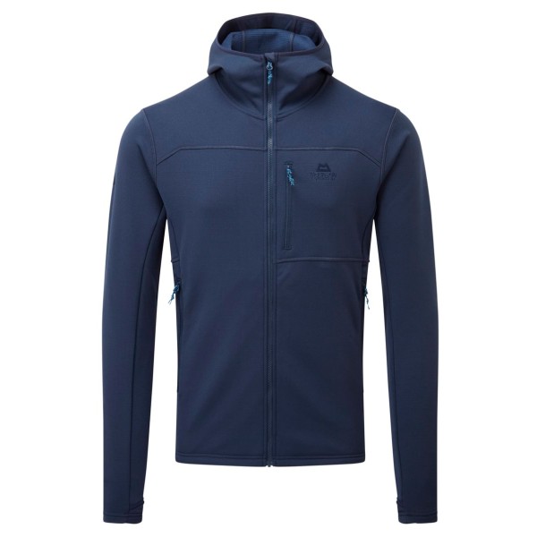 Mountain Equipment - Durian Hooded Jacket - Fleecejacke Gr M blau von Mountain Equipment
