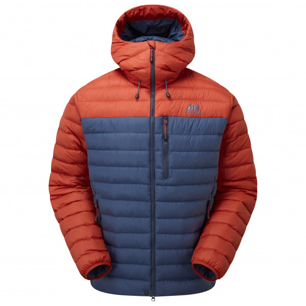 Mountain Equipment - Earthrise Hooded Jacket - Daunenjacke Gr L rot/blau von Mountain Equipment