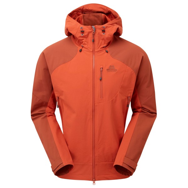 Mountain Equipment - Frontier Hooded Jacket - Softshelljacke Gr M rot von Mountain Equipment