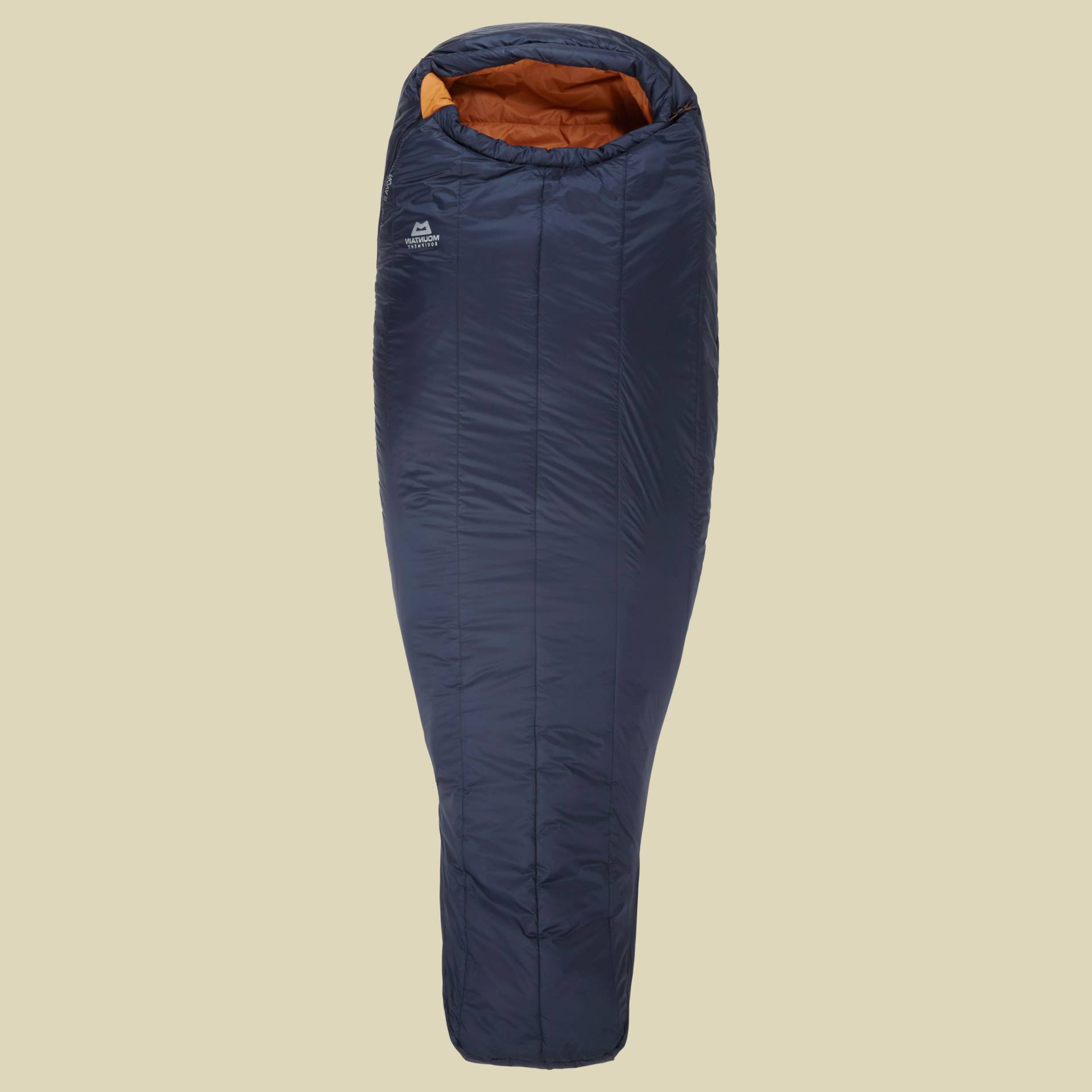 Nova III bis Körpergröße Schlafsack 185 cm cm Farbe cosmos/blaze, Reißverschluss Schlafsack links von Mountain Equipment