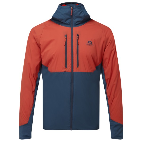 Mountain Equipment - Switch Pro Hooded Jacket - Fleecejacke Gr XL rot/blau von Mountain Equipment