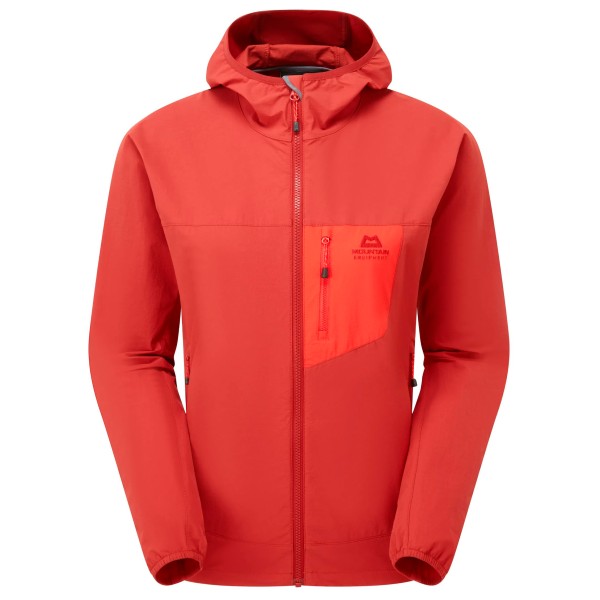Mountain Equipment - Women's Echo Hooded Jacket - Softshelljacke Gr 36 rot von Mountain Equipment