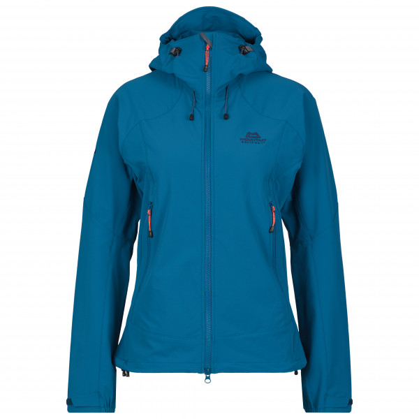 Mountain Equipment - Women's Frontier Hooded Jacket - Softshelljacke Gr 8 blau von Mountain Equipment